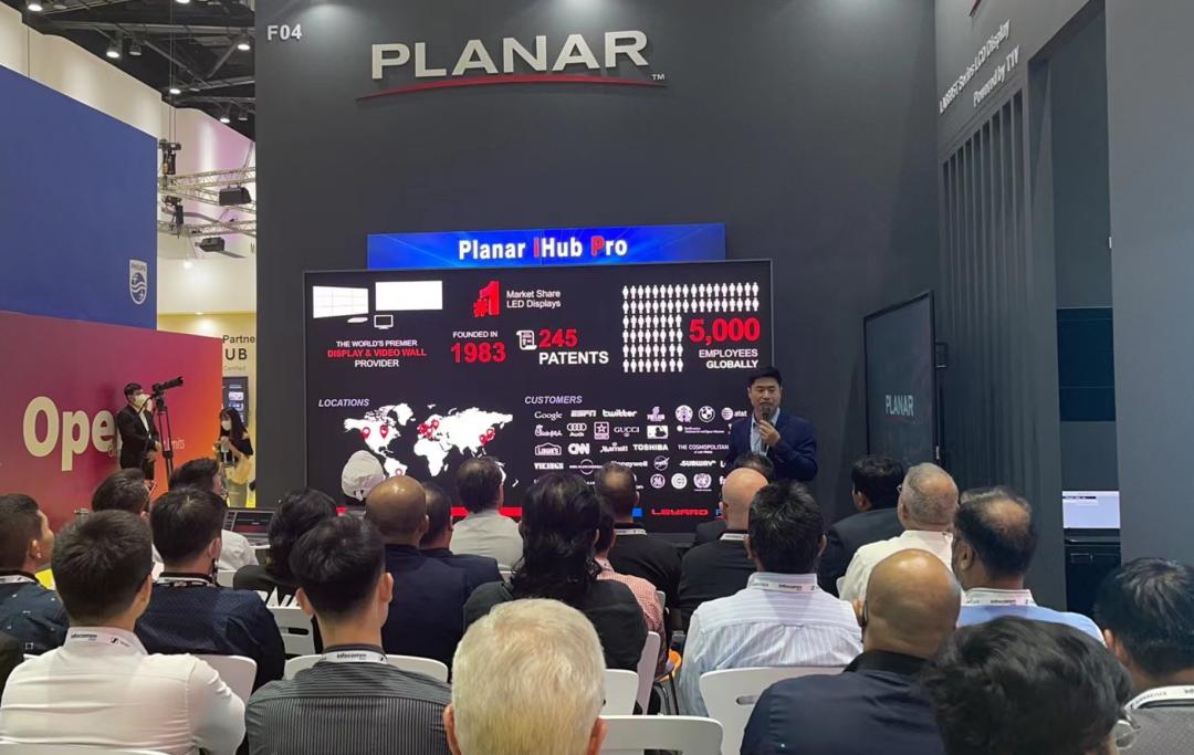 InfoComm Asia | 爱游戏平台-爱游戏（中国）一站式服务平台Planar全球首发第四代Micro LED智能一体机